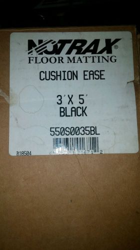 Notrax 550S0035BL, 3&#039; x 5&#039; Cushion-Ease 550 Floor Mat - Black