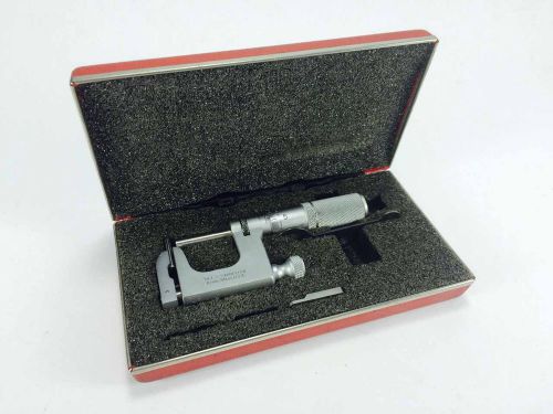 Starrett 220 Anvil Micrometer Tool w/ Case Machinist Toolmaker Tool