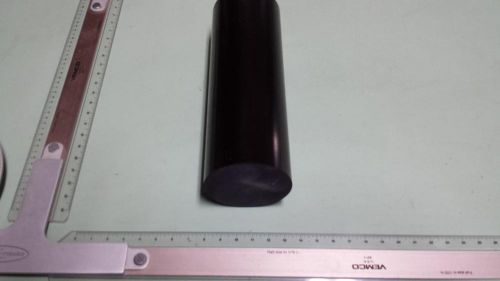 2-11/16&#034; dia. x 7-3/4&#034; long urethane / polyurethane 90 a black rod p/n 11433 for sale