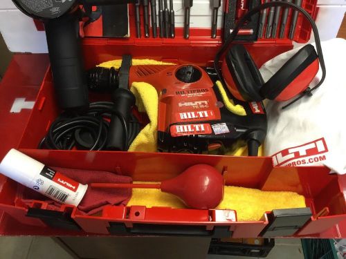 HILTI TE 16C DRILL, EXCELLENT CONDITION, WITH COMPLETE BITS SET, FAST SHIPPIN