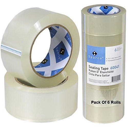Sparco S.P. Richards Company Package Sealing Tape, 3&#034;Core, 1-7/8 x 164 Feet,