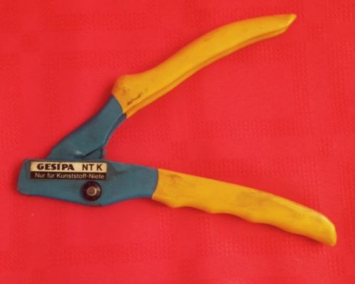 Vintage Gesipa NTK Riveter Rivet Plyers Tool For Plastic Rivets -Germany