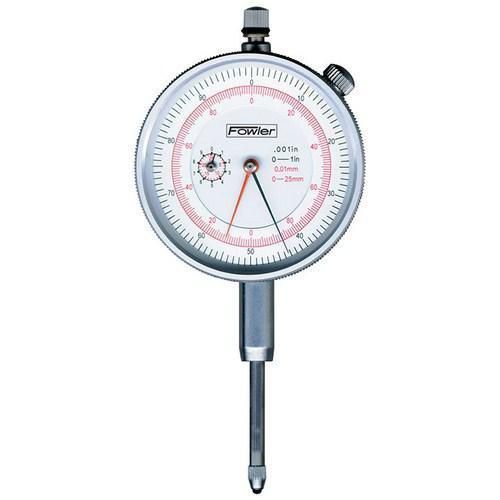 Fowler, 52-530-110-0 1&#034;/25 mm Reading Dial Indicator