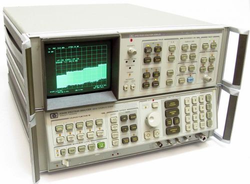 Hp / agilent 8566b 100 hz to 22 ghz microwave spectrum analyzer w/ cables for sale