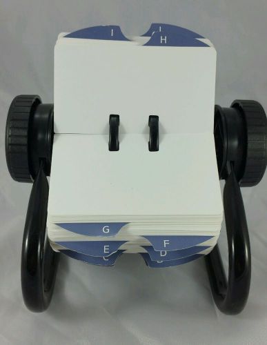 Rolodex Open Rotary Business Card File 2-1/4 x 4 Inch Cards