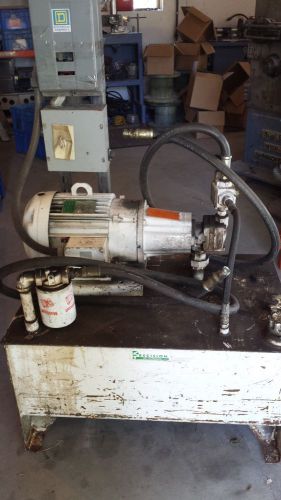 Precision air hydraulics 10 hp pump vickers v201p5p1a11 for sale
