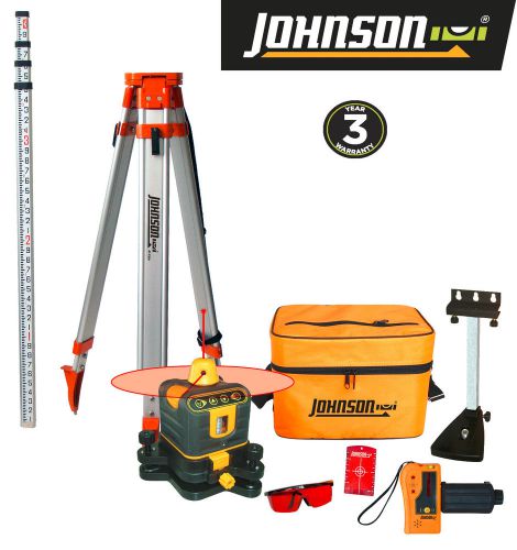Johnson level &amp; tool - manual-leveling rotary laser system for sale
