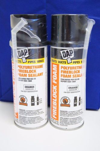 DAP - 10.14 Fluid Ounce Aerosol, Orange Polyurethane Foam,( FIRE BLOCK FOAM )