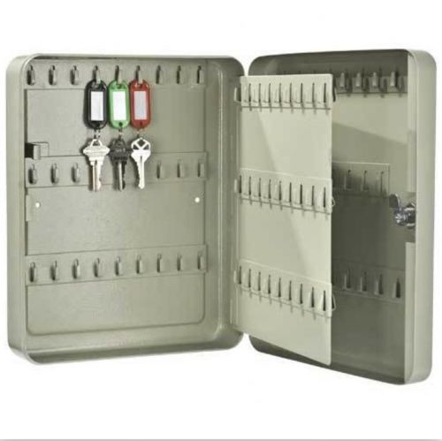 105 key storage lock safe  cabinet box wall mount steel holder organizer secure for sale