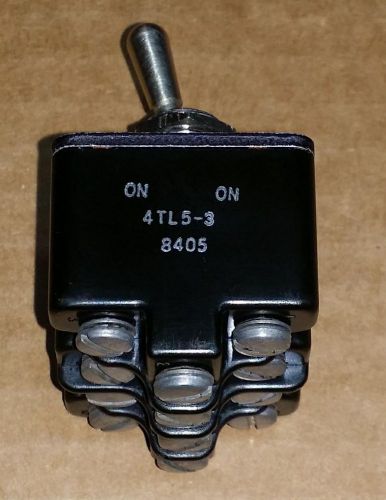 4PDT 15A on-on Toggle switch by Micro Switch