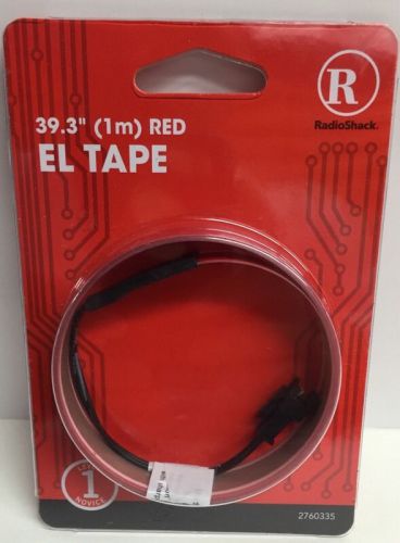 Flexible EL Neon Glow Tape Lamp Red 1M NEW RadioShack 2760335