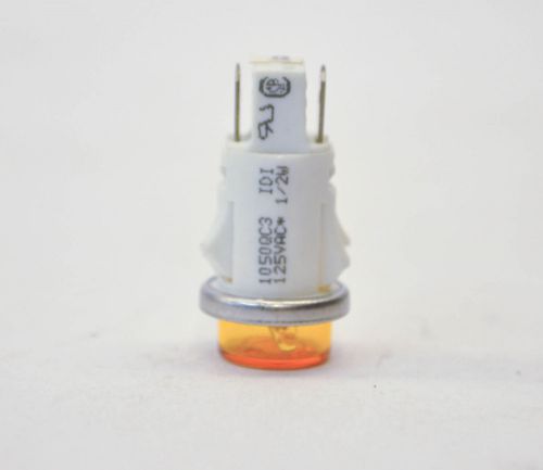 Chicago Miniature 1050QC3 Amber Indicator Light 125VAC 1/2W