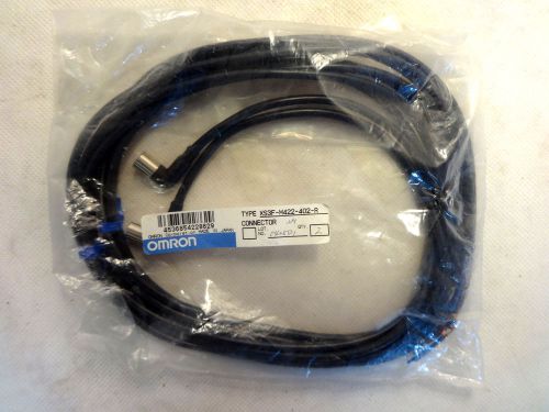NEW IN FACTORY PACKAGE PACK OF(2) OMRON XS3F-M422-402-R RIGHT ANGLE CONNECTOR