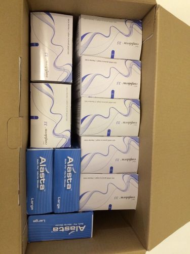 7 Boxes Select Confiderm 3.5 Nitrile Gloves,3 Boxes Alasta Soft Fit/ 1700 Gloves