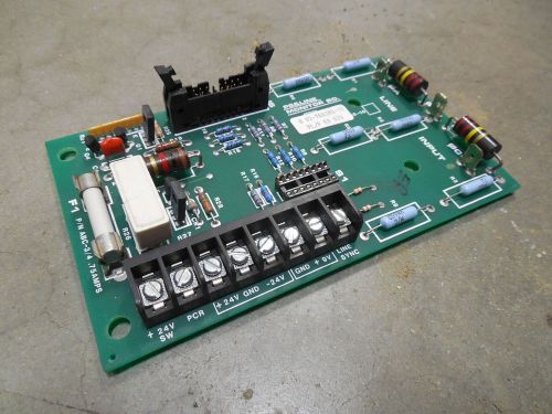 Used emerson 02-766380-10 ps &amp; line monitor board rev. b pl/f er 029 for sale