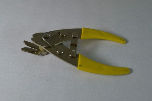 Bell System B Wire Stripper Crimper Combination Tool Yellow Handles Good Cond.