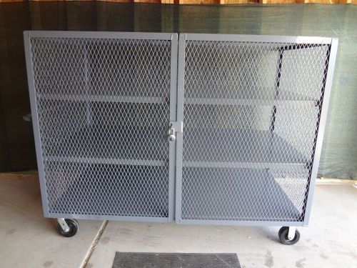 Jamco 72x36 mesh security truck with 3 shelfs 3k capacity for sale