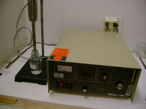 Vibra Cell Sonics VC600 600 W Sonicator Disruptor Homogenizer + Probe Convertor