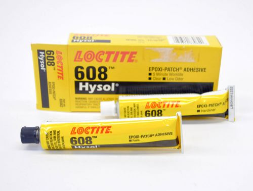 Loctite 608 Hysol 83082 High Strengh Epoxy Adhesive 2 Tubes 2.8Oz