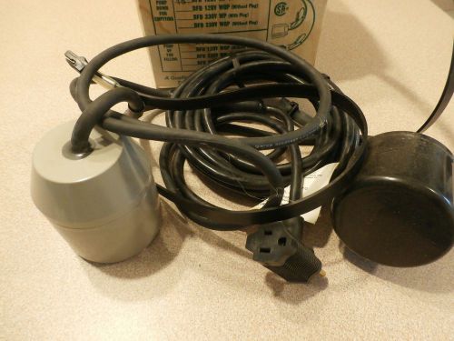 S. J. ELECTRO DOUBLE FLOAT PUMP SWITCH 15 DFD 120V