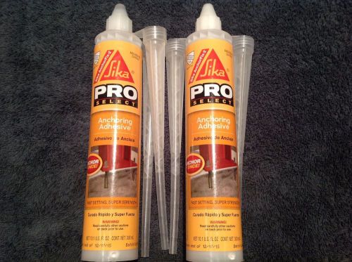 Sika AnchorFix-2 Pro Select Anchoring Adhesive Fast setting SUPER Strength