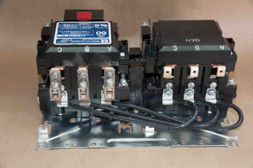 Telemecanique MC-0.265-12 3 PH 60 AMP Auto Transfer Switch