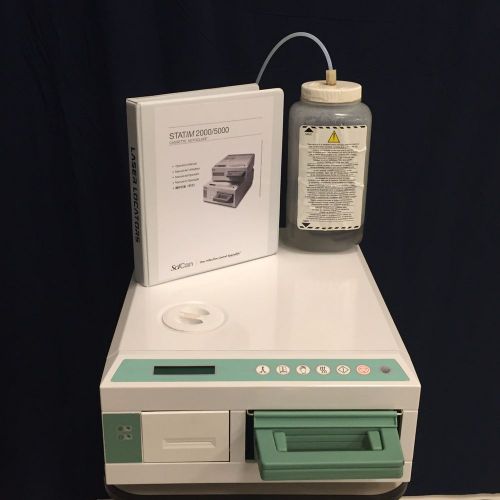 Refurbished scican statim 5000 autoclave sterilizer w cassette, printer &amp; manual for sale