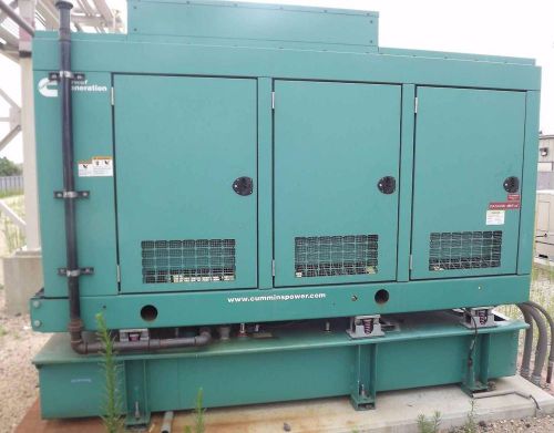 Cummins diesel generator 375kva single/ 3 phase backup power unit nice!!! for sale