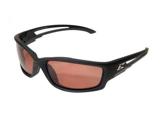 Edge Eyewear TSK215  Kazbek Polarized Driving SunGlasses, Black/Copper Lens