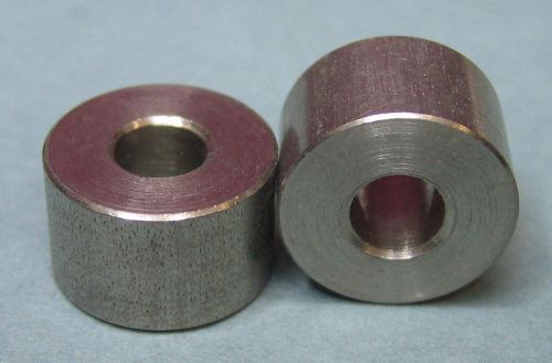 24 - pieces stainless steel spacer standoff 5/16&#034;-long 1/2&#034;-o.d. 0.195&#034;-i.d. for sale