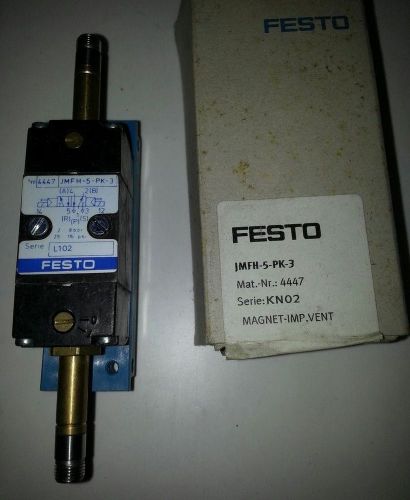 Festo jmfh-5-pk-3 solenoid valve- 4447, 2-8 bar for sale