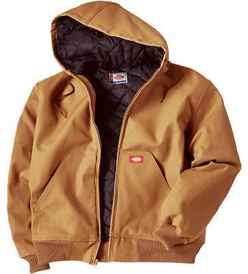 Dickies tj718bdl hooded jacket-lrg brn hooded jacket for sale