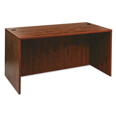 Valencia Series Straight Front Desk Shell, 59 1/8 x 29 1/2 x 29 1/2, Med Cherry