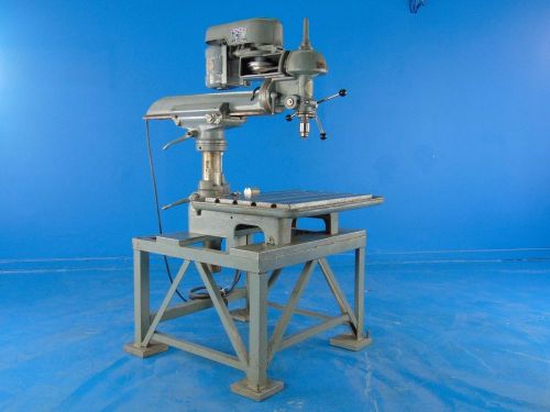 32&#034; walker-turner radial arm drill press 18 x 26&#034; table, 1/2 hp, 3ph 220v for sale