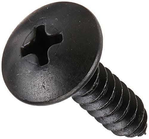 Small parts steel sheet metal screw, black oxide finish, truss head, phillips for sale