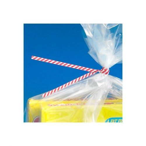 &#034;paper twist ties, 12&#034;&#034;x5/32&#034;&#034;, red, 2000/case&#034; for sale