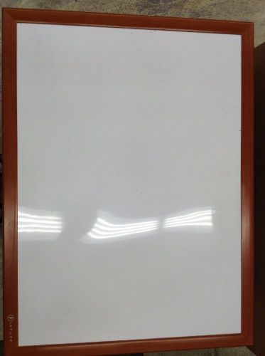 USED - 24&#034; x 18&#034; White Board With Wood Frame- FREE SHIPPING