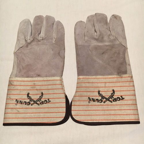 Top Gunn Leather Work Gloves