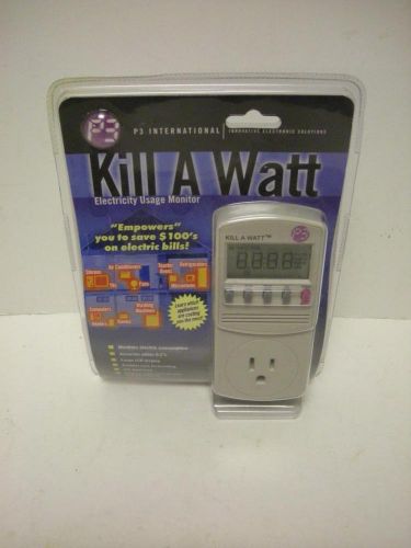 New p3 international p3i-p4400 kill-a-watt electric usage monitor save $$ money for sale