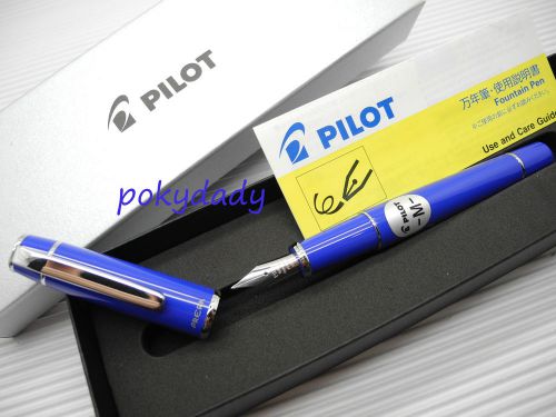 Blue Pilot Prera FPR-3SR Fountain pen medium nib free 2 cartridge Black(Japan)
