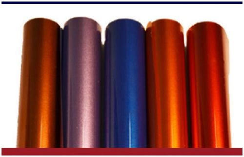 ELECTRIC 5 colors HEAT VINYL TRANSFER SISER 15&#034; X 12&#034; each  FOR T-SHIRT FABRICS