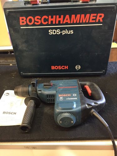 Bosch hammer sds plus d handle rotary hammer 11236vs and case bundle for sale