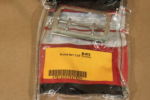 SAFARILAND B-602 BUCKLE SAM BROWNE 2.25&#034; Chrome (BRAND NEW IN PACKAGING)
