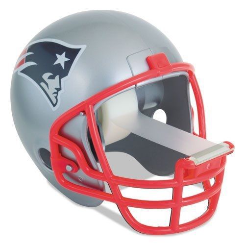 Scotch Magic Tape Dispenser, New England Patriots Football Helmet with 1 Roll of