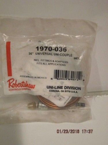 Universal 36&#034;thermocouple- kit, #1970-036  robertshaw, free shipping-new in pak for sale