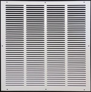 Metal-fab 24&#034; x 24&#034; return grille - easy air flow - flat stamped face for sale