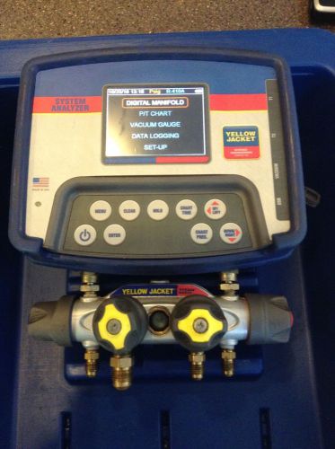 Yellow jacket 40815  refrigeration system analyzer with titan 4-valve manifold for sale