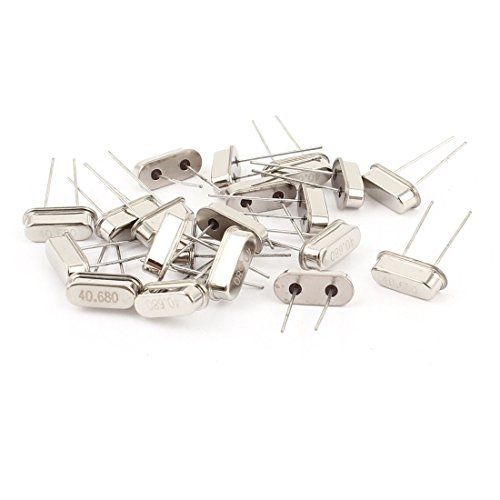 uxcell 20 Pieces Low Profile 40.680MHZ Crystal Oscillators HC-49S Replacement