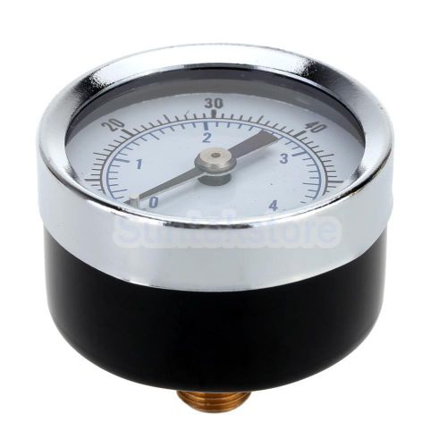 Mini air compressor dial meter hydraulic pressure manometer gauge 0-60psi for sale