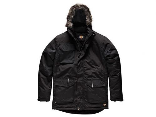 Dickies - Two Tone Parka Jacket Black - XL (48-50in)